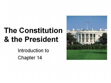 The Constitution