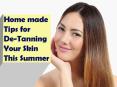 de-tanning your skin this summer - home made tips PowerPoint PPT Presentation