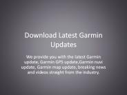 Download Latest Garmin Updates