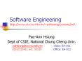 Software Engineering http://www.cs.ccu.edu.tw/~pahsiung/courses/se/ PowerPoint PPT Presentation