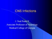 CNS Infections