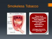 Smokeless Tobacco