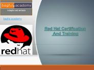 Red Hat Certification And Training