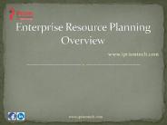 Enterprise resource planning overview - iprismtech.com