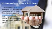 Investment opportunity in real estate