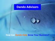 Partner with Dando
