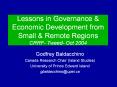 Lessons in Governance PowerPoint PPT Presentation