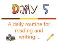 A daily routine for reading and writing PowerPoint PPT Presentation