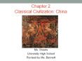 Chapter 2 Classical Civilization: China PowerPoint PPT Presentation