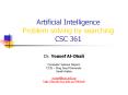 Artificial Intelligence Problem solving by searching CSC 361 PowerPoint PPT Presentation