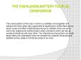 The Highlands Battery Four (4) Dimensions PowerPoint PPT Presentation