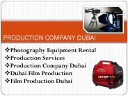 Production Company Dubai