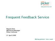 Frequent Feedback Service