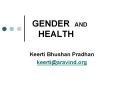 GENDER%20AND%20HEALTH PowerPoint PPT Presentation
