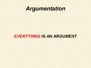 Argumentation