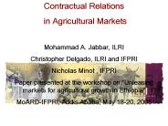 Contractual Relations