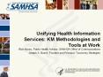 Unifying Health Information Services: KM Methodologies and Tools at Work PowerPoint PPT Presentation