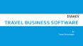 Travel Business Software PowerPoint PPT Presentation