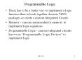 Programmable Logic PowerPoint PPT Presentation