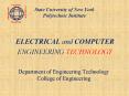 Department of Engineering Technology College of Engineering PowerPoint PPT Presentation