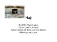 Hajj PowerPoint PPT Presentation
