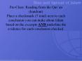 Pre-Class: Reading from the Qur PowerPoint PPT Presentation