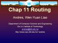 Chap 11 Routing PowerPoint PPT Presentation