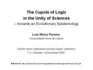 The Cupola of Logic in the Unity of Sciences 