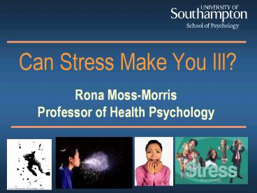 Can Stress Make You Ill?