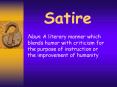 Satire PowerPoint PPT Presentation