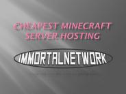 cheapest minecraft server hosting
