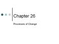Processes of Change PowerPoint PPT Presentation