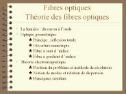 Fibres optiques Th