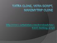 Yatra Clone, Yatra Script, Makemytrip Clone