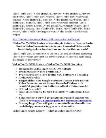 presentation player overlay