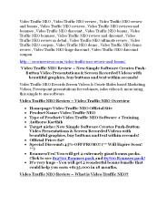 Video Traffic NEO Review & (BIGGEST) jaw-drop bonuses