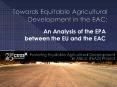 Towards Equitable Agricultural Development in the EAC: PowerPoint PPT Presentation
