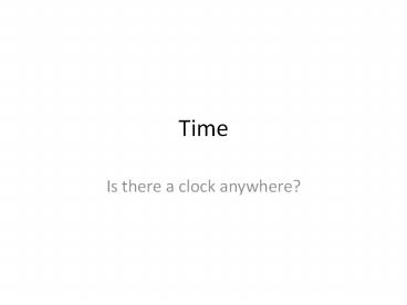 Time
