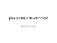 jQuery%20Plugin%20Development PowerPoint PPT Presentation