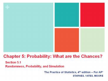The Practice of Statistics, 4th edition 