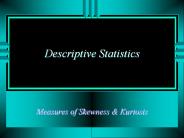 Descriptive Statistics
