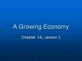 A Growing Economy PowerPoint PPT Presentation