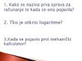 1. Kako se naziva prva sprava za racunanje te kada se ona pojavila? PowerPoint PPT Presentation