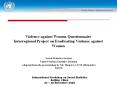 Violence against Women Questionnaire Interregional Project on Eradicating Violence against Women PowerPoint PPT Presentation