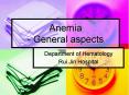Anemia - General aspects PowerPoint PPT Presentation