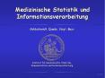 Medizinische Statistik und Informationsverarbeitung PowerPoint PPT Presentation