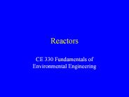 Reactors