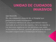 UNIDAD DE CUIDADOS INVASIVOS