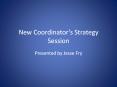 New Coordinator PowerPoint PPT Presentation