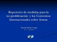 Repertorio de medidas para la  no-proliferaci PowerPoint PPT Presentation